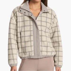 Vuori Cozy Sherpa Jacket, Windowpane, XS